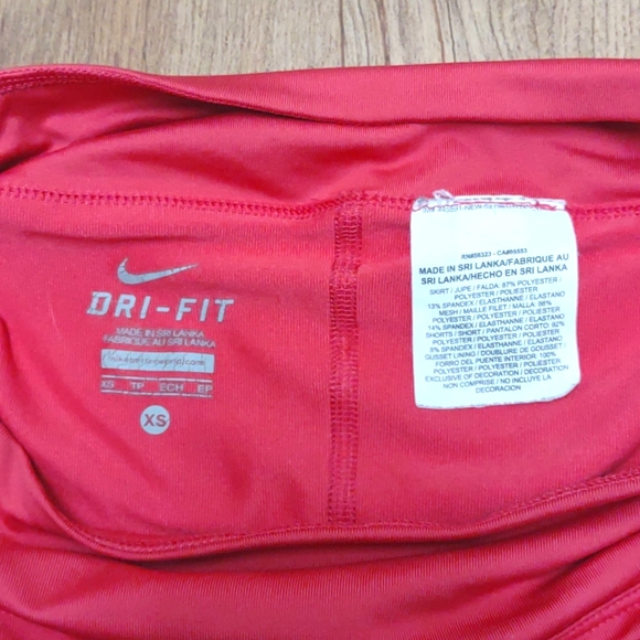 Nike Dri-Fit Mini Skirt Pink Shorts Built In size XS - Picture 4 of 4